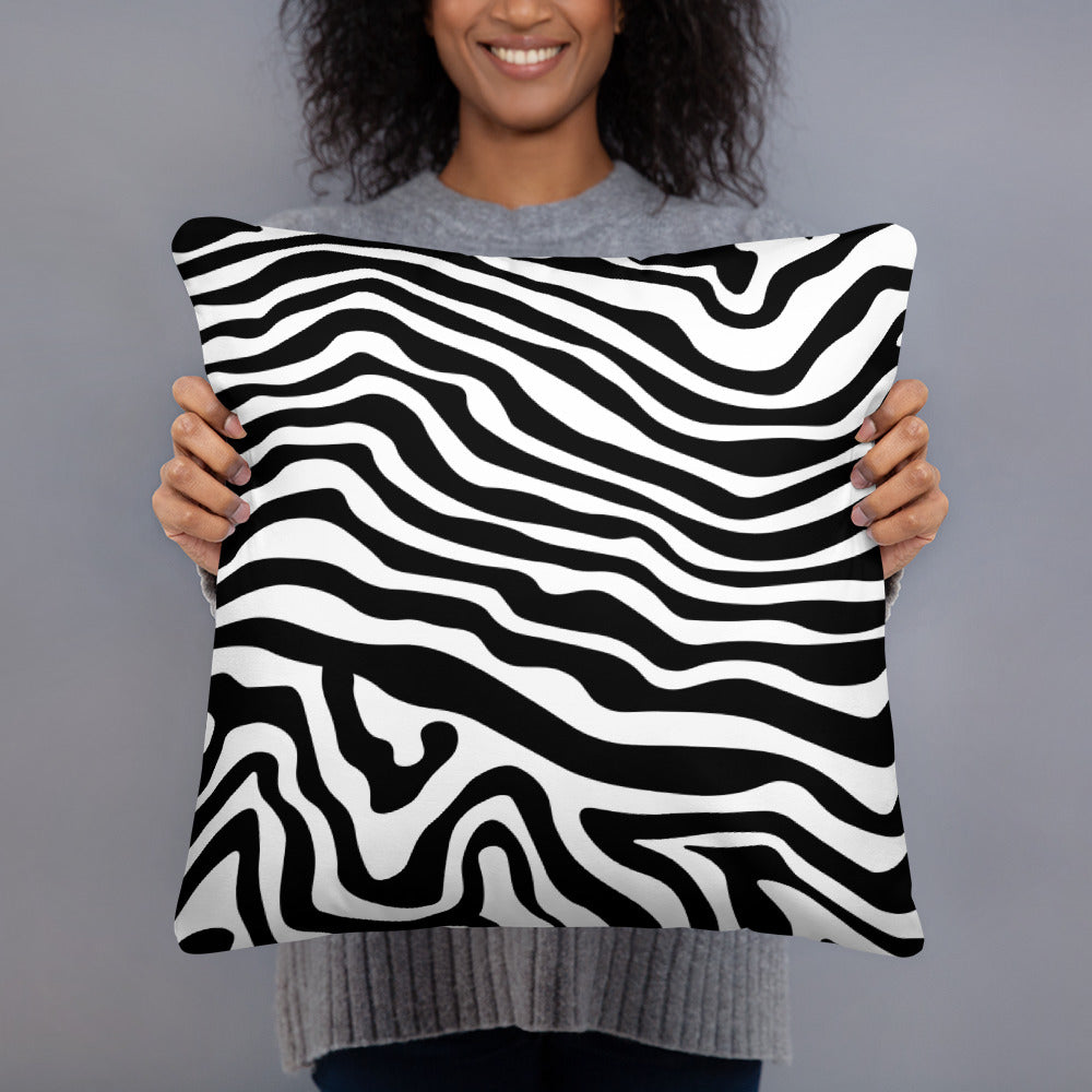 Zebra Inspired Pint Pillow