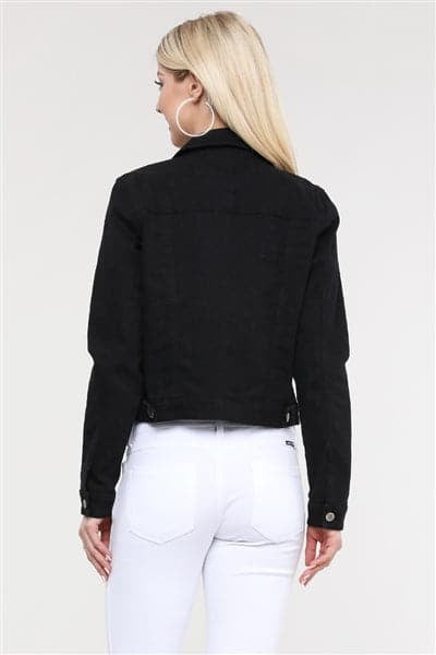 Ash And Emm Black Denim Jacket