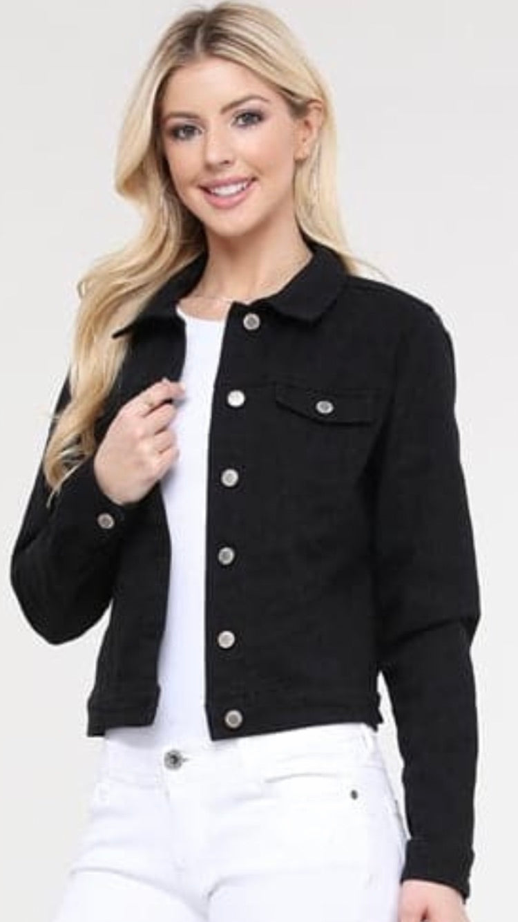 Ash And Emm Black Denim Jacket