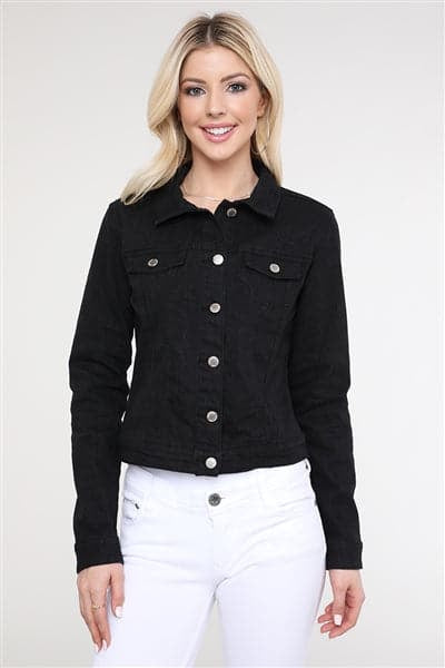 Ash And Emm Black Denim Jacket