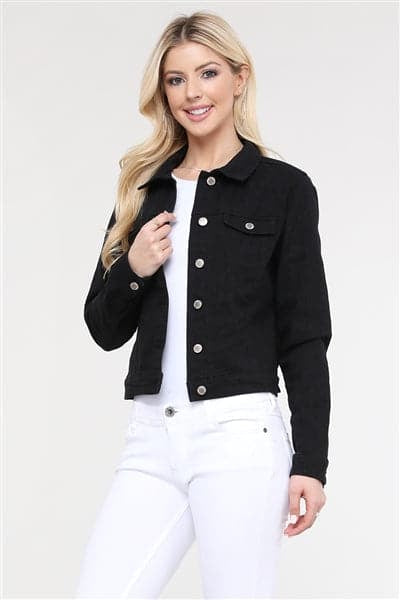 Ash And Emm Black Denim Jacket