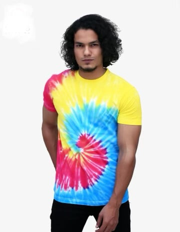 Multi-Color Tie Dye Men's T-Shirt