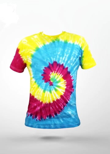 Multi-Color Tie Dye Men's T-Shirt