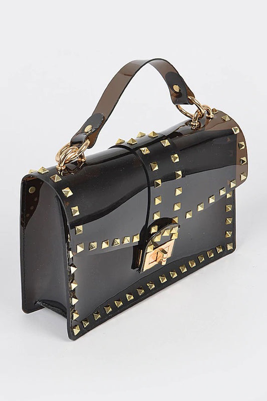 Valantina Gold Studs Crossbody Bag